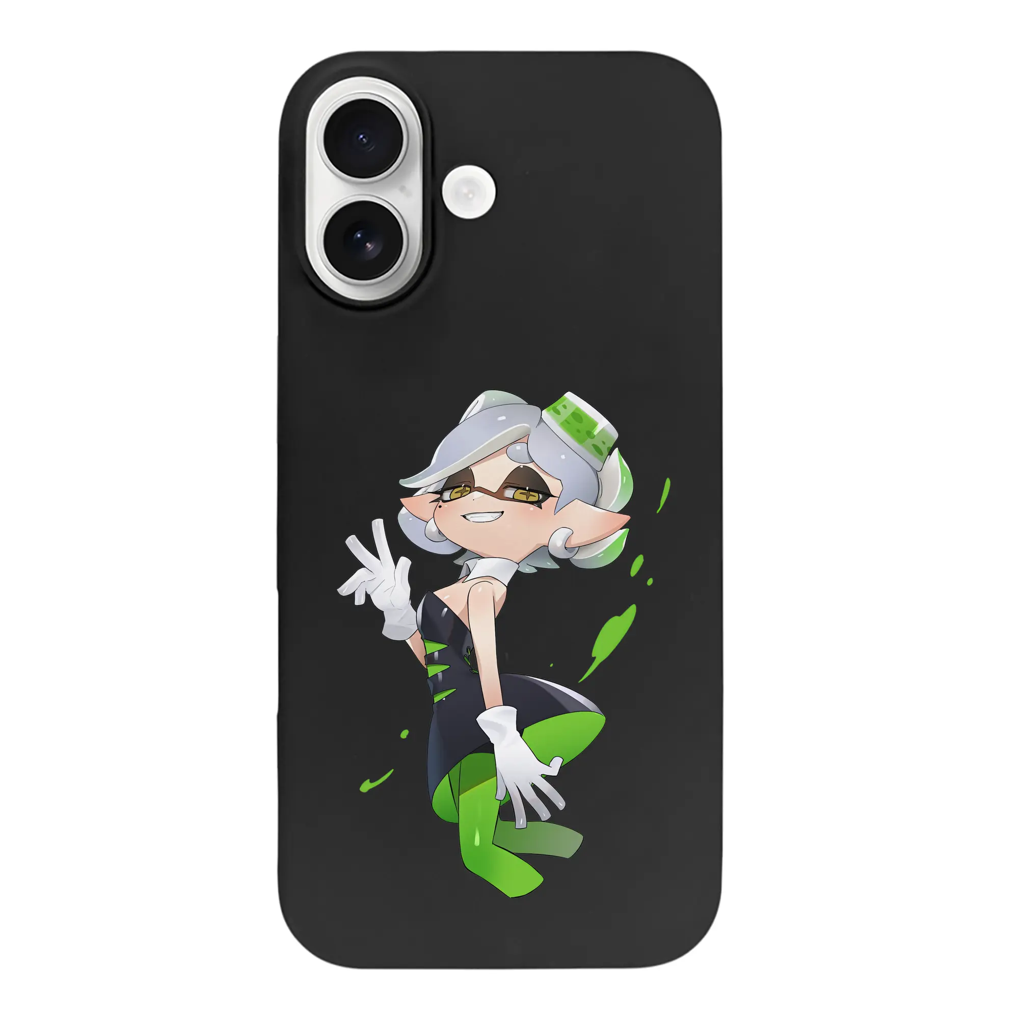 スプラトゥーン グッズ,シオカラーズ ホタル - iPhone 17 シリーズ シリコンケース 薄型 耐衝撃 指紋防止 ソフトタッチカバー 精密フィット 傷防止 保護ケース iPhone 17/17 Air/17 Pro/17 Pro Max 対応
